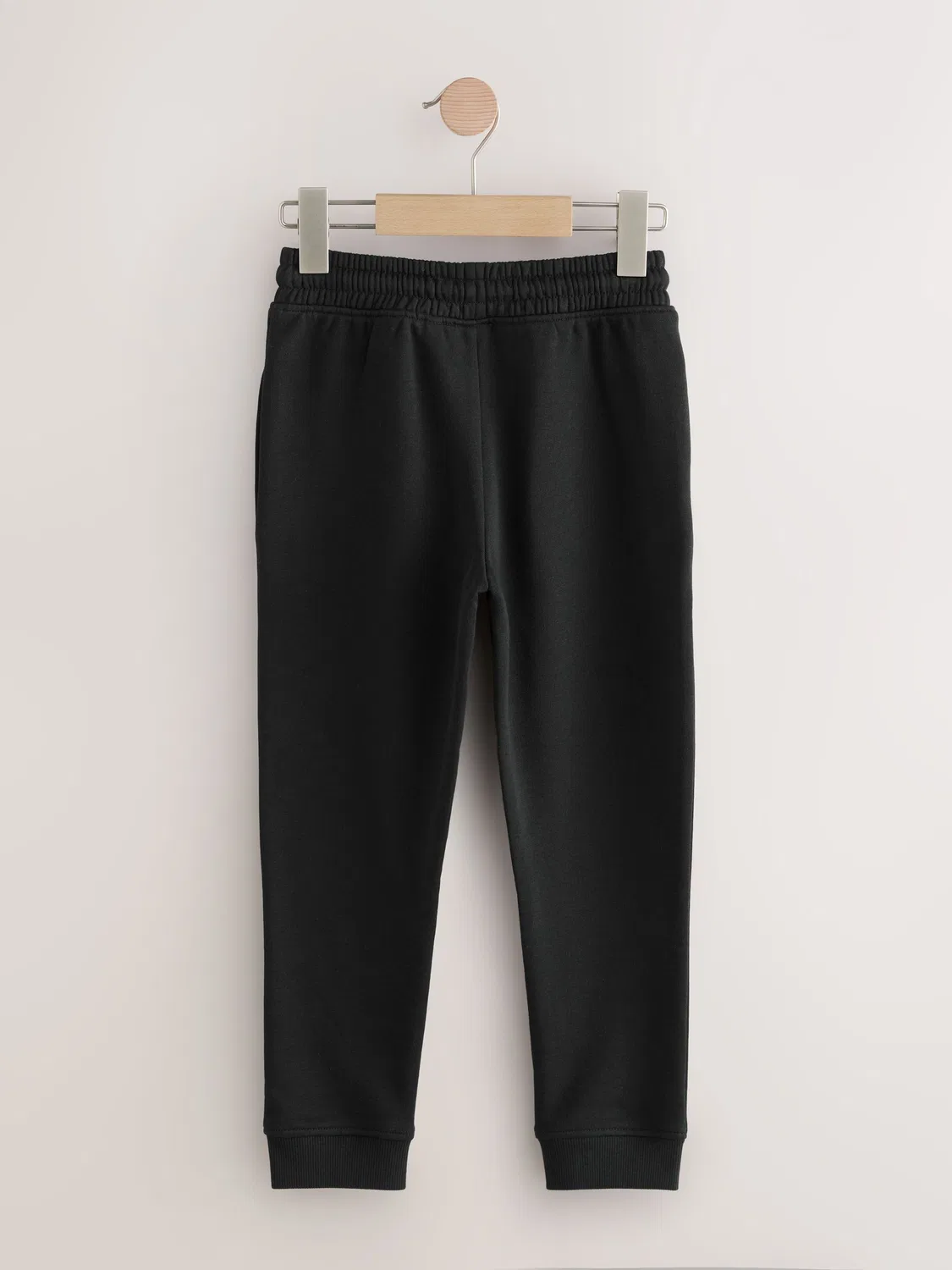 Джоггеры зауженные, Black Slim Fit Joggers Next, черный — фото 2