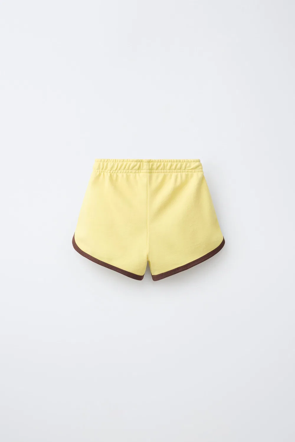 Бермудские шорты с контрастным слоганом ZARA, Yellow — фото 2