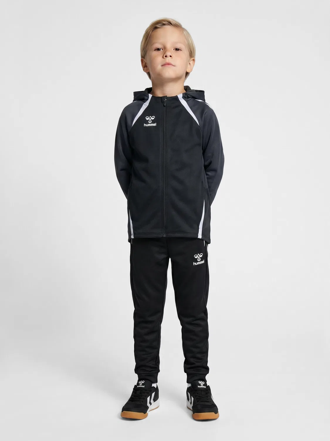 Детские спортивные штаны с технологией BEECOOL Hmllead Hummel, Schwarz — фото 3