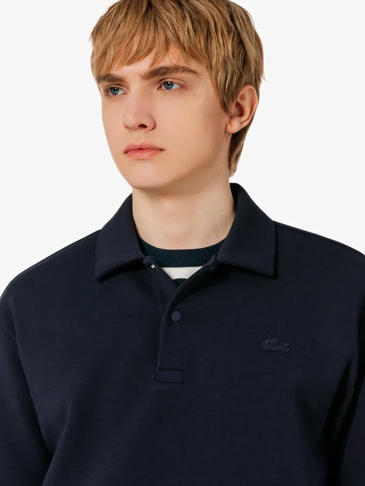 Свитшот поло LACOSTE, Navy — фото 2