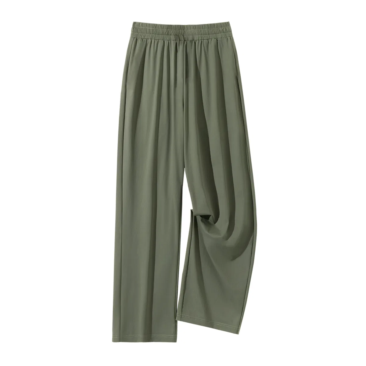 Детские спортивные брюки прямого кроя MINISO, Olive Green (Y Tone) — фото 3