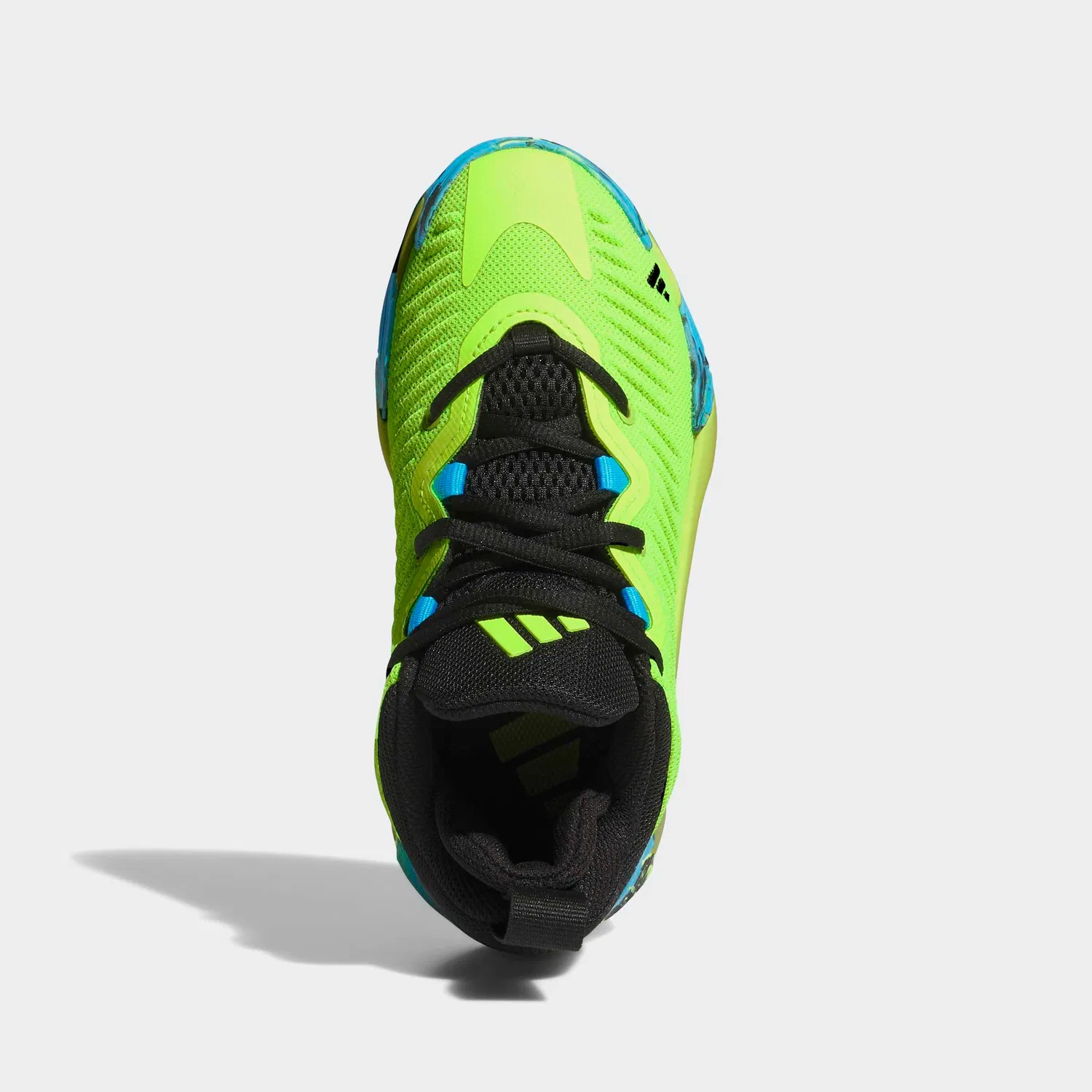 Спортивные кроссовки Adidas Performance неоново-зеленого цвета — фото 2