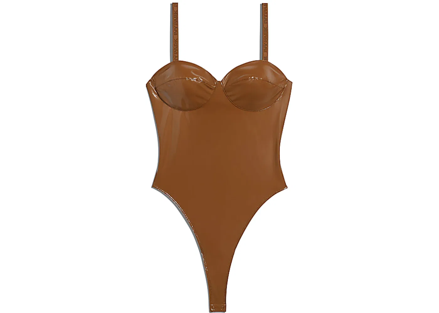 Женский боди-комбинезон с латексным покрытием Bodysuit Adidas, Wild Brown