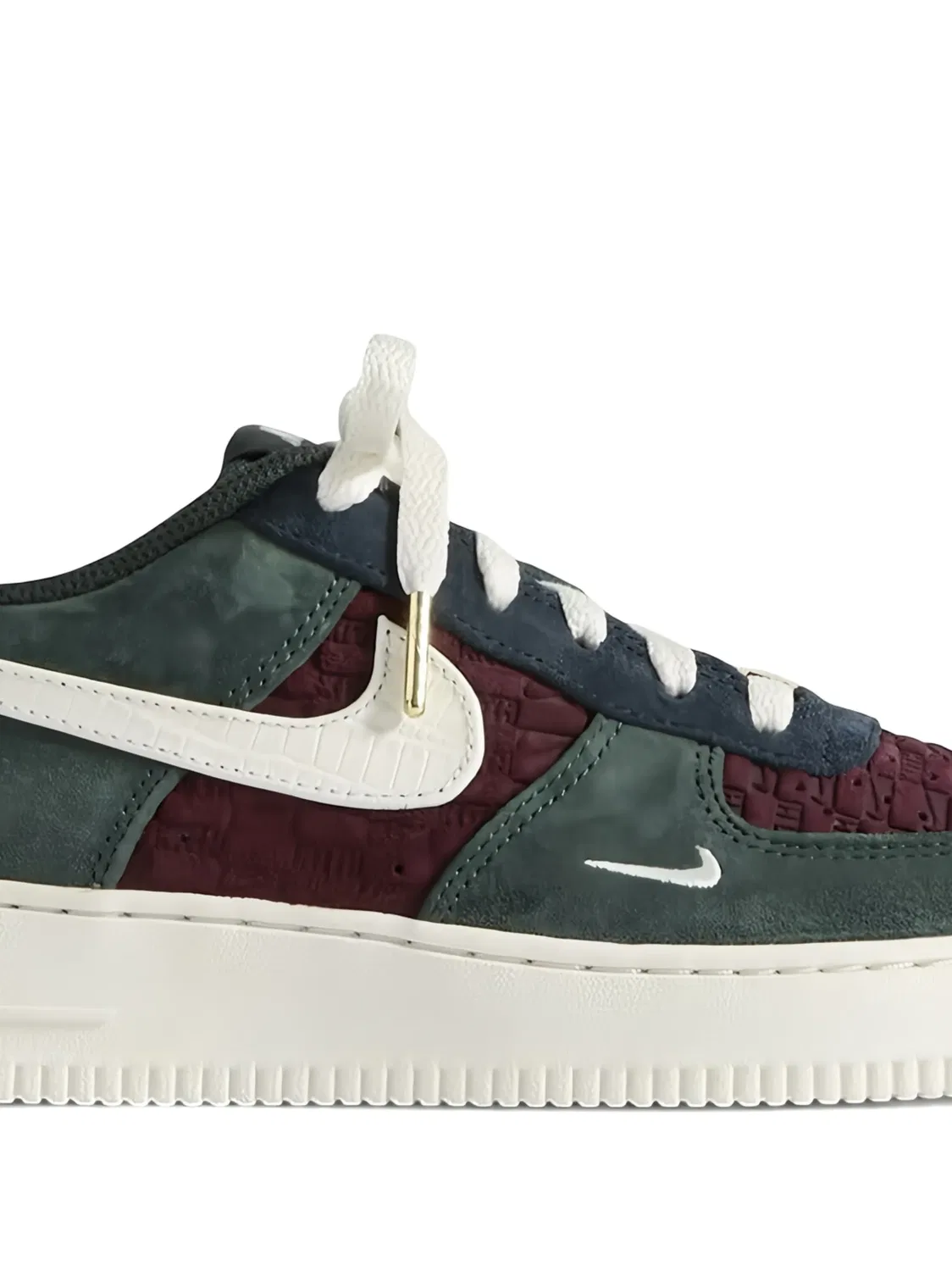 Кроссовки Air Force 1 зеленые Nike, зеленый — фото 2