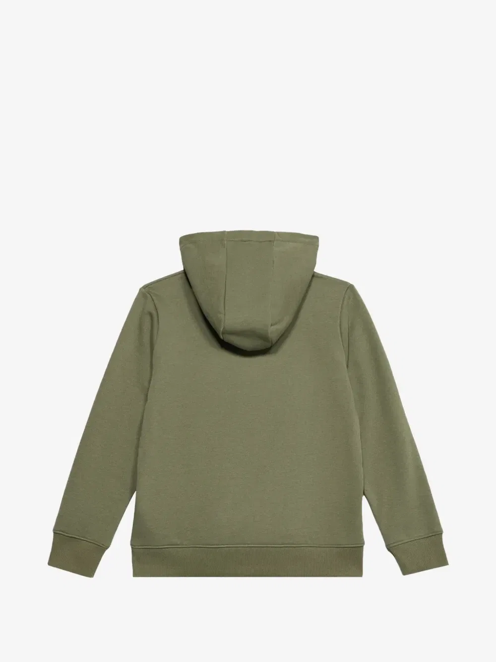 Худи с нашивкой-логотипом и карманом-кенгуру Lacoste Kids, зеленый — фото 2