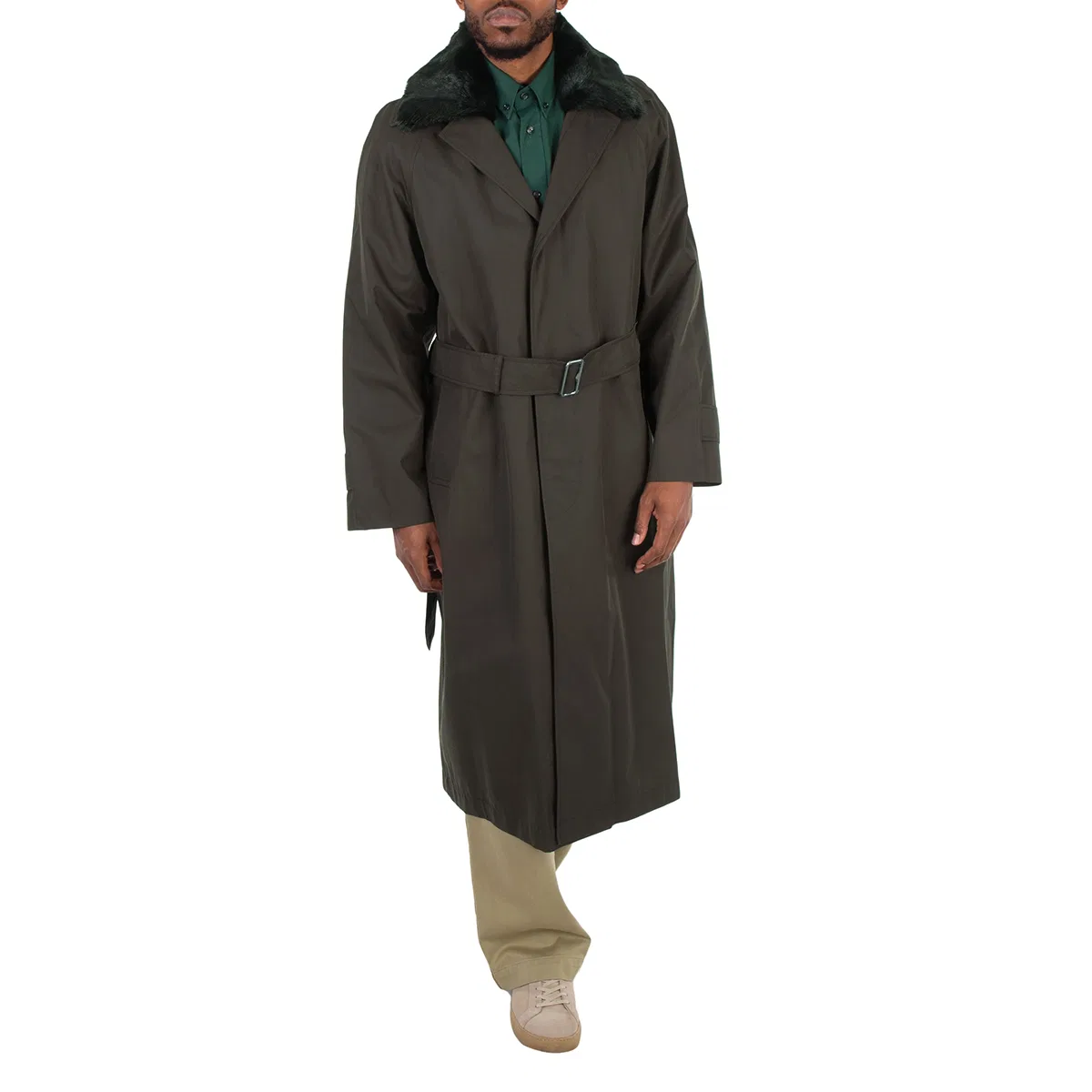 Пальто длинное Lambeth Long Overcoat Burberry, Otter