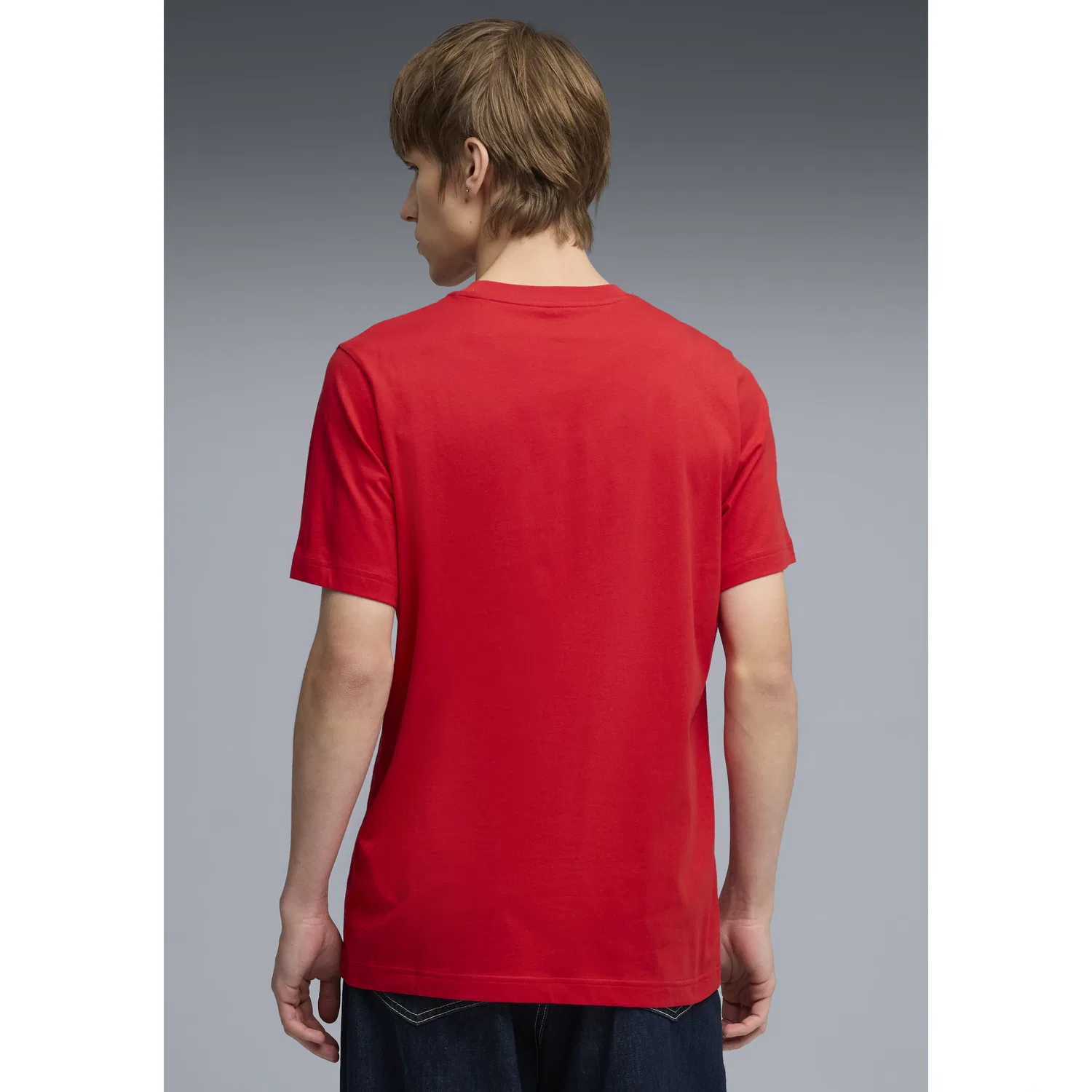 Детская хлопковая футболка с вышитым логотипом PUMA, For All Time Red — фото 2