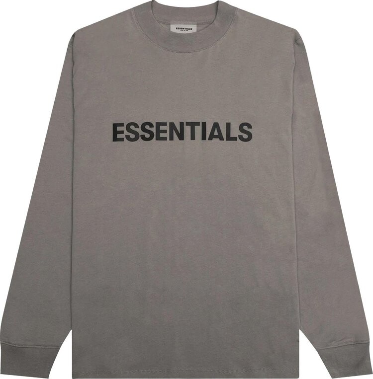 

Лонгслив Fear of God Essentials Long-Sleeve Tee 'Stone', серый