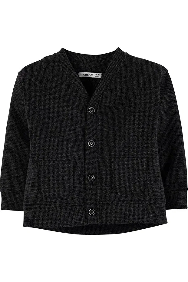 Детский кардиган хлопковый Idilbaby&Mamino, Anthracite