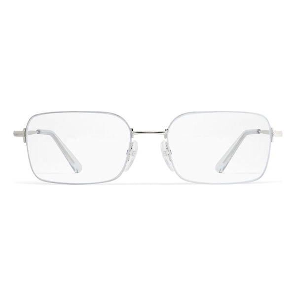 

Солнцезащитные очки invisible rectangle Balenciaga, серебряный