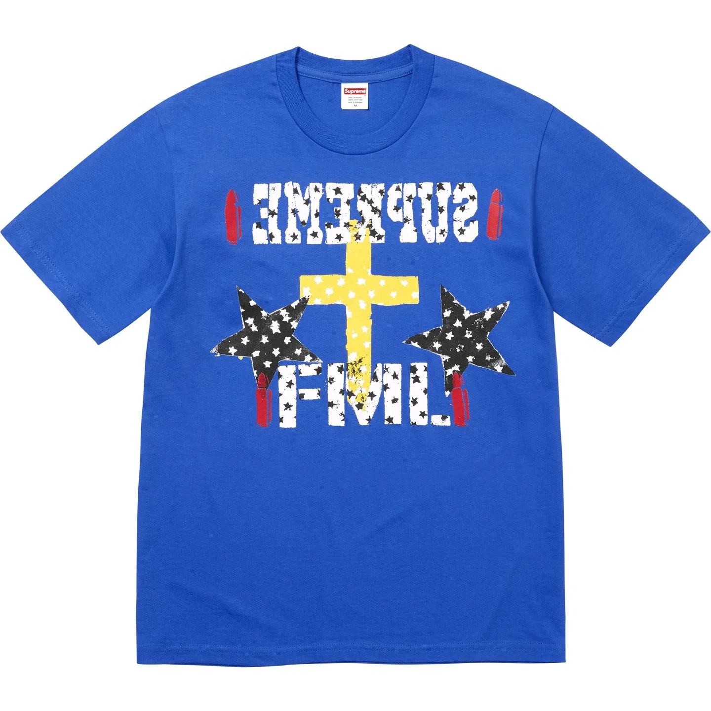 Футболка с круглым вырезом Supreme SS26, Цвет Royal/Royal