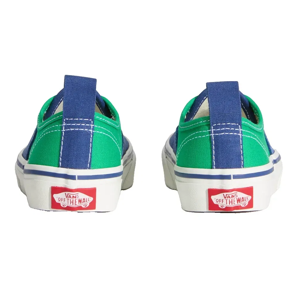 Кроссовки Vans Authentic Elastic Lace Youth, зеленый — фото 3