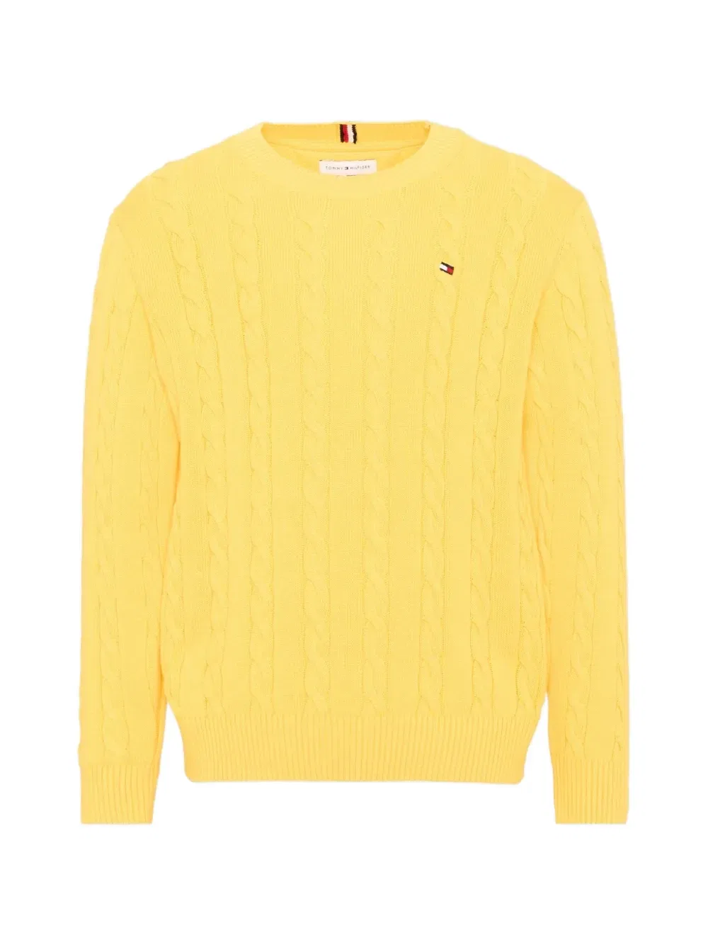 Вязаный свитер Tommy Hilfiger Junior, желтый