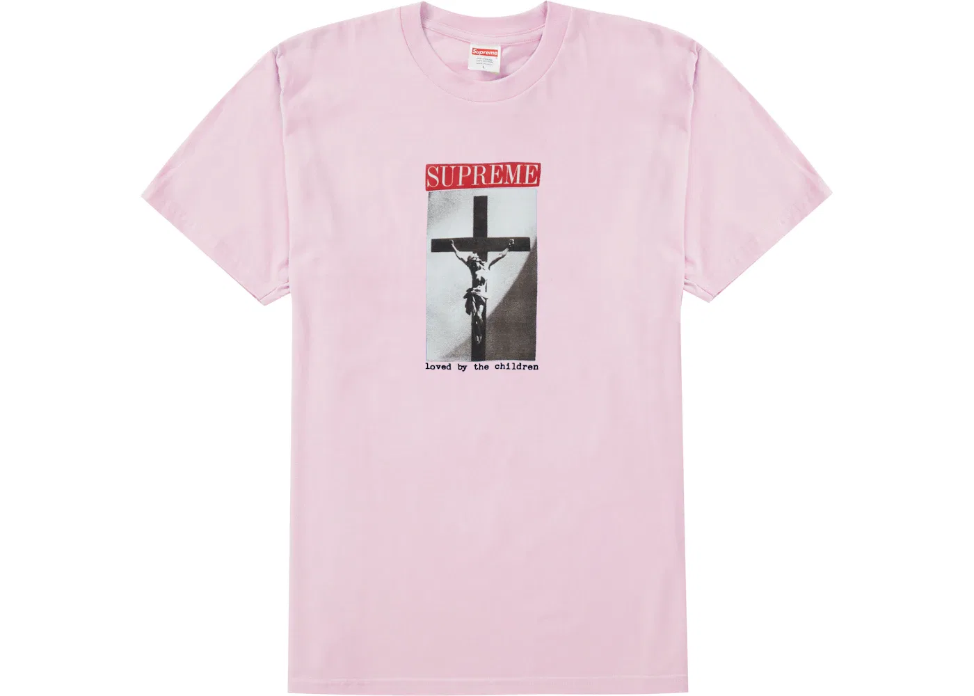 Мужская футболка с принтом Loved By The Children Supreme, Light Pink