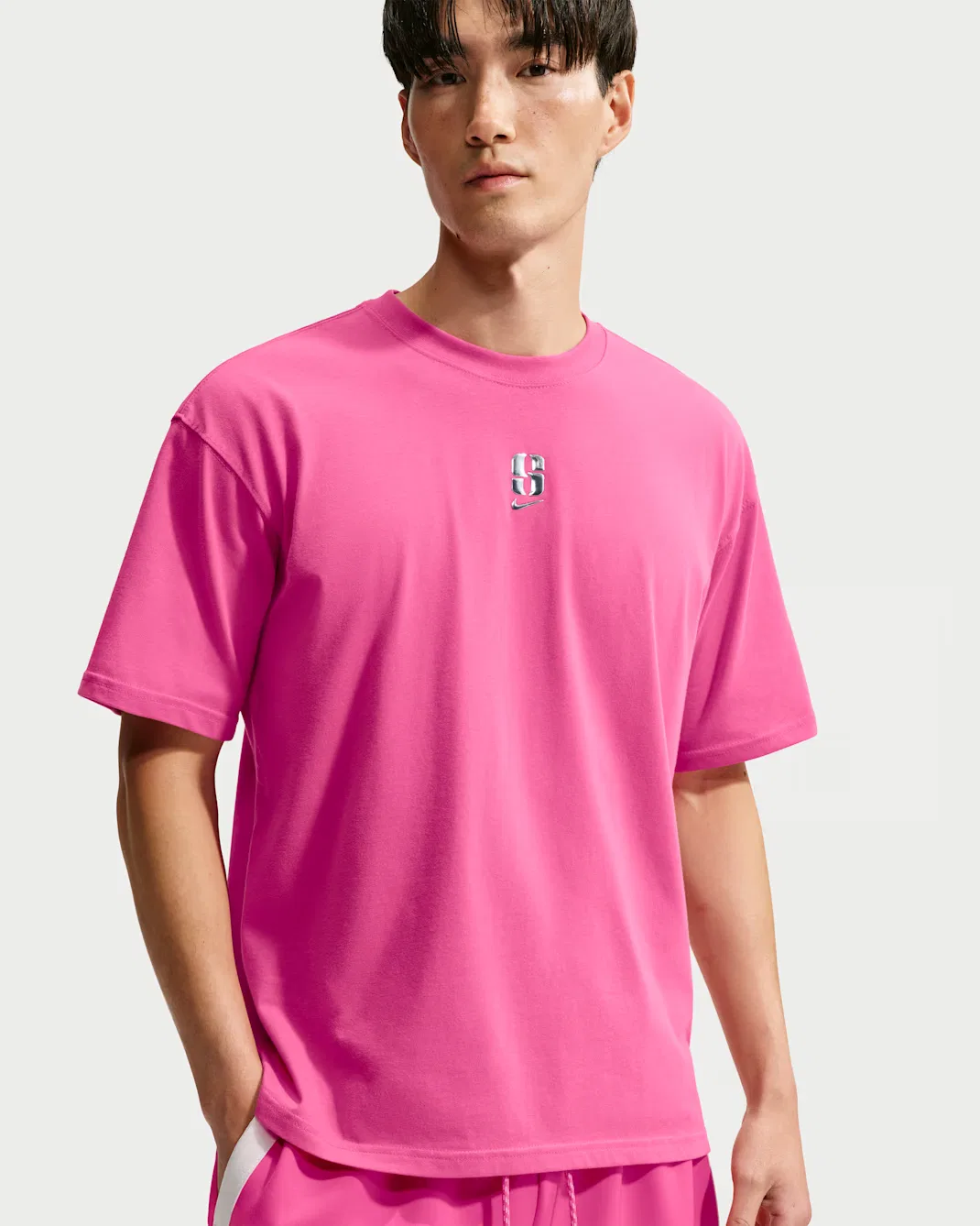 Баскетбольная футболка Nike Dri-FIT Sabrina, Desert Pink — фото 3