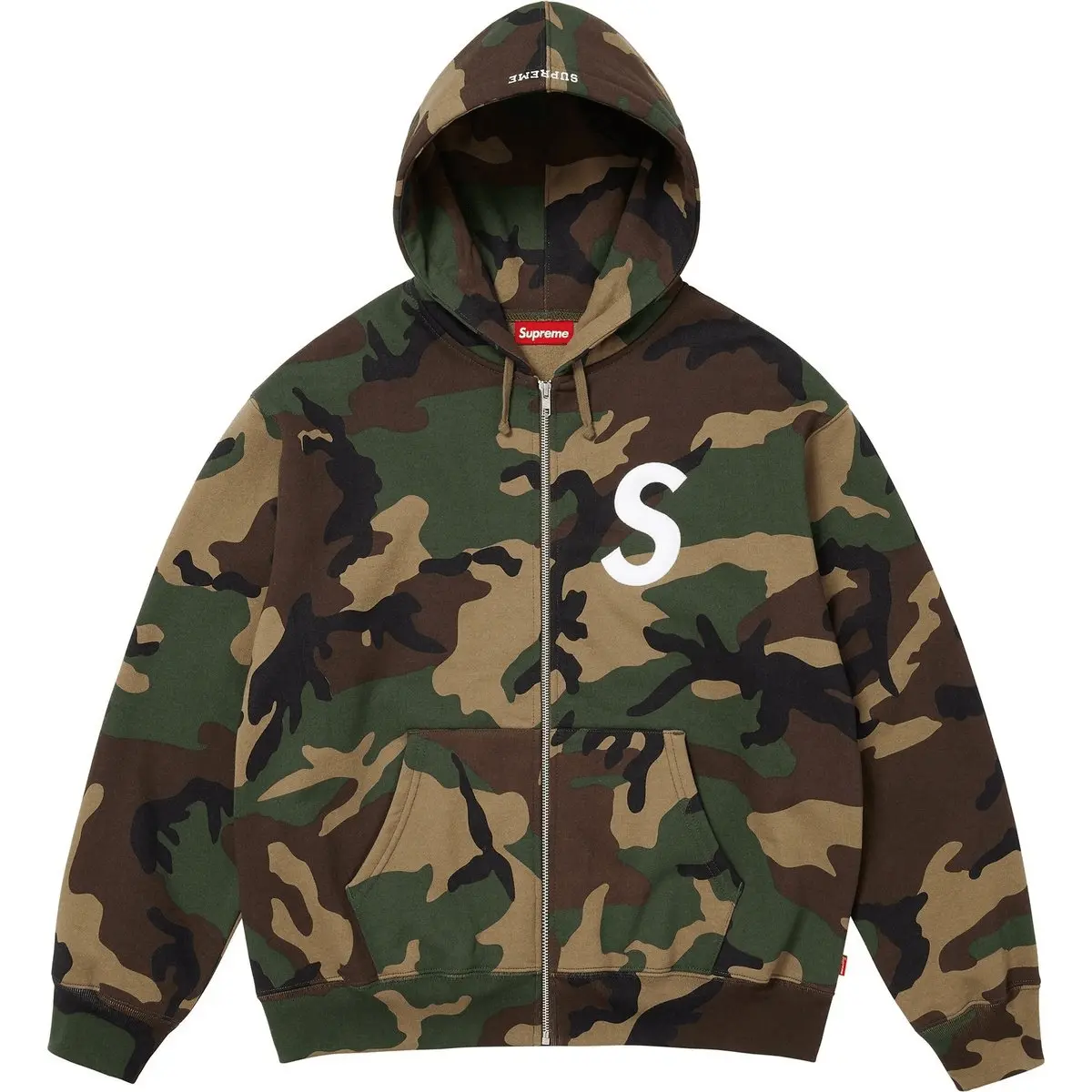 Футболка с логотипом s и капюшоном унисекс Supreme, голубой — фото 2
