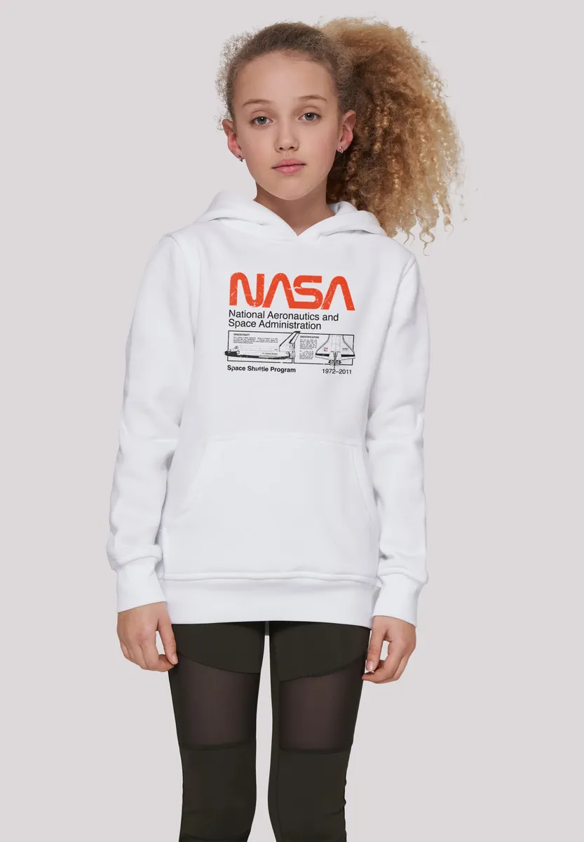 

Толстовка F4NT4STIC "NASA Classic Space Shuttle White", детский унисекс, товары премиум-класса, для мальчиков, девочек, с принтом, белый