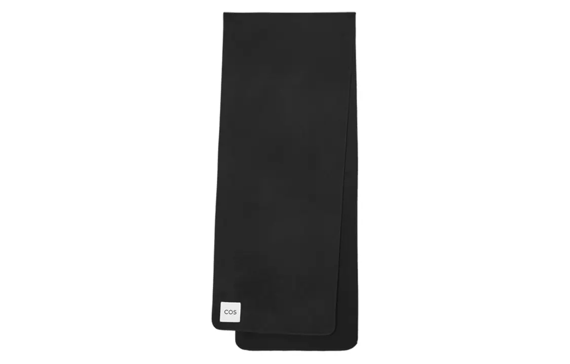 

COS Вязаный шарф унисекс, Black