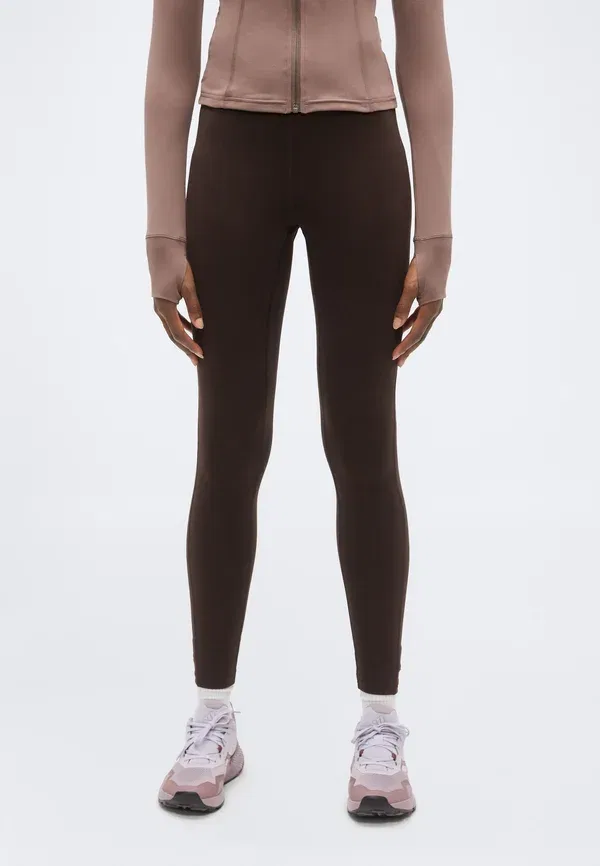 Леггинсы Adidas Performance, кофейный