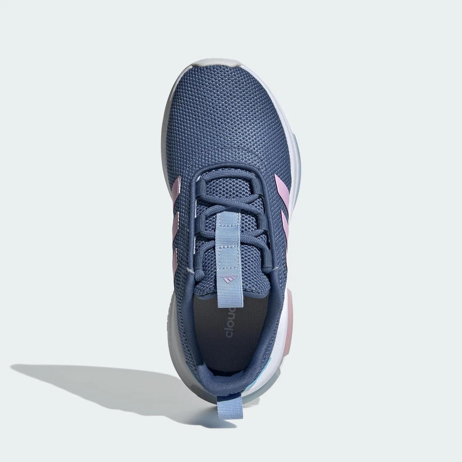 Детские кроссовки с амортизацией Racer Tr23 Shoes Kids Adidas, Crew Blue Bliss Lilac Blue Dawn — фото 3
