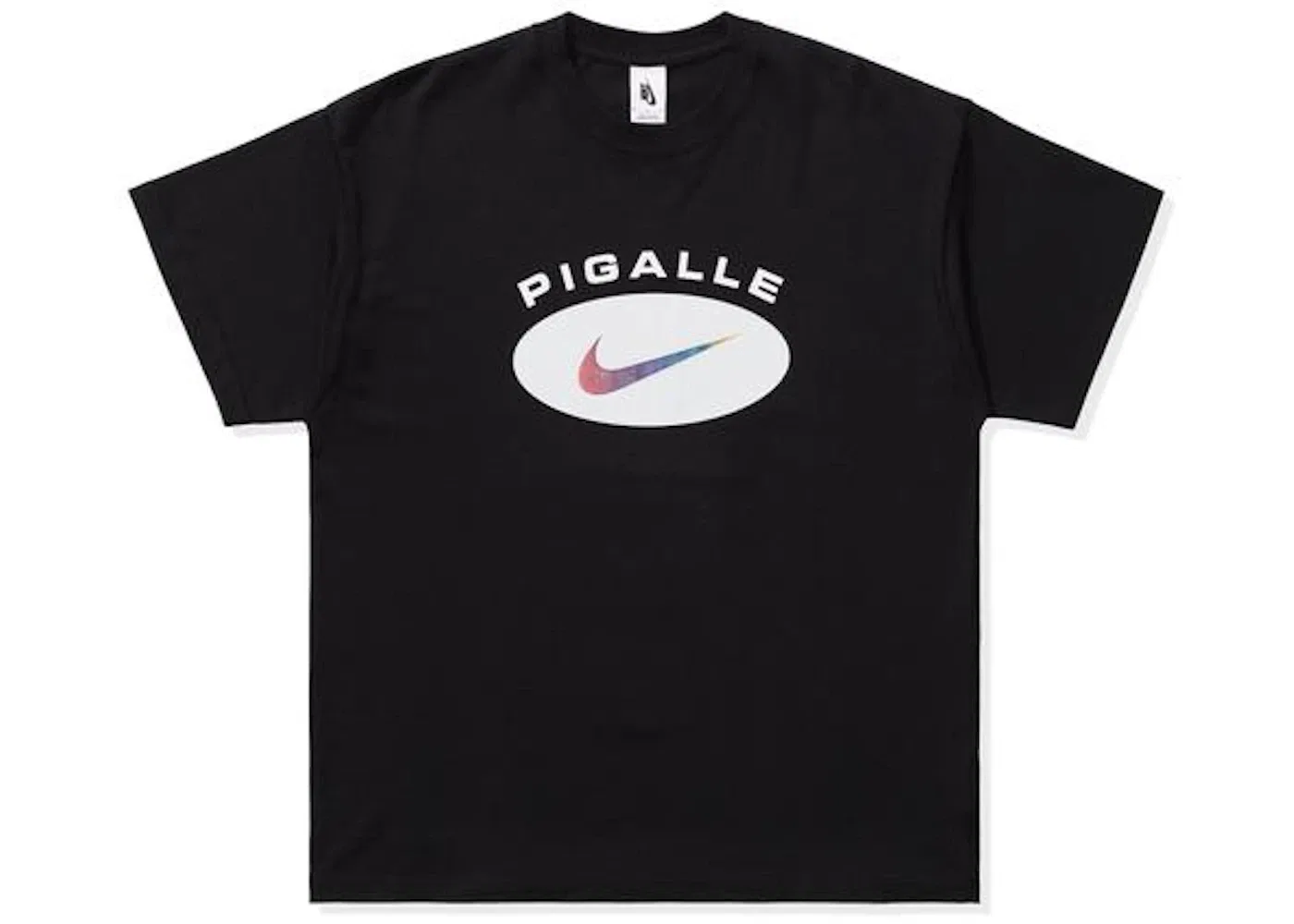 Мужская футболка с принтом Nike x Pigalle T-Shirt, Black/Pure Platinum