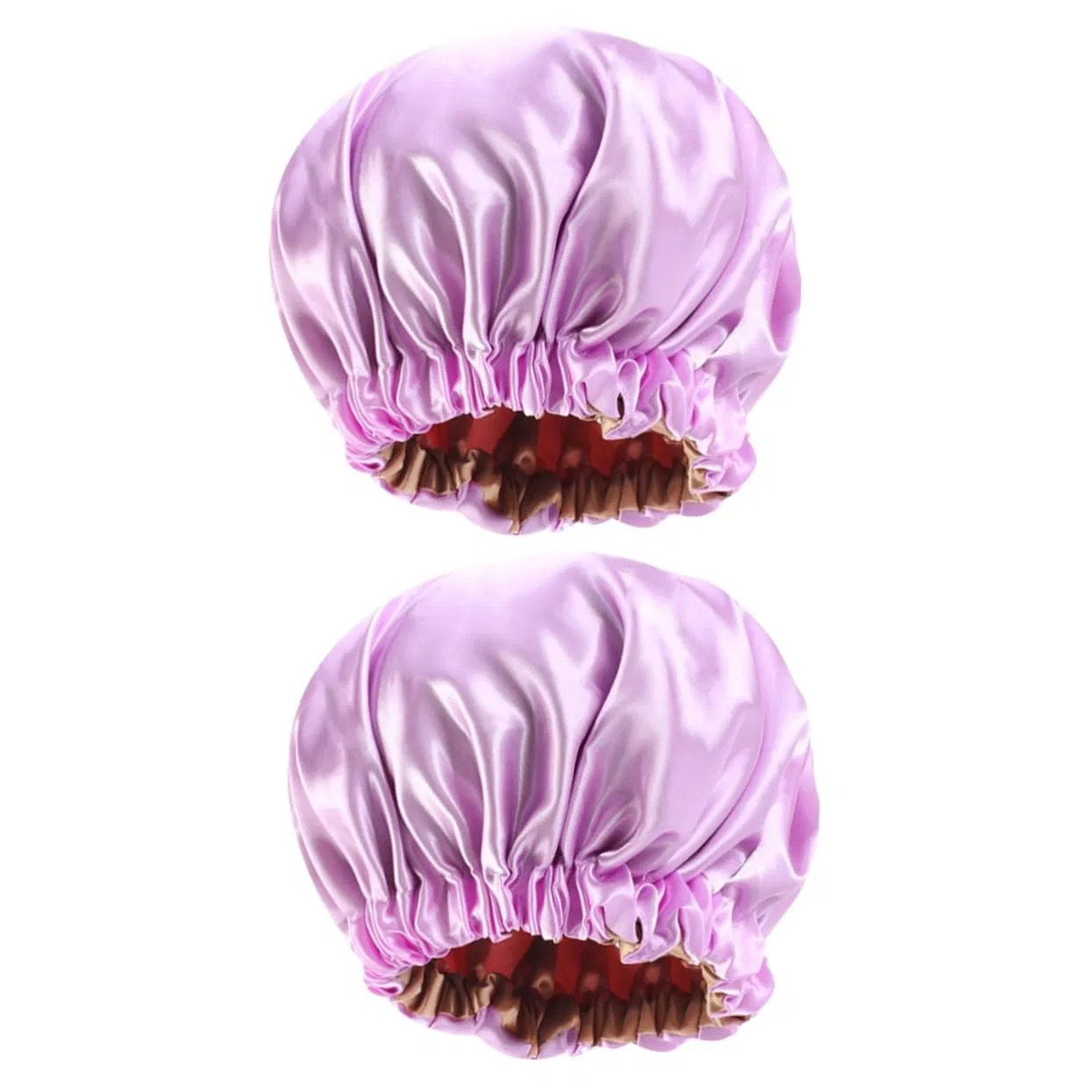 Шапочка для душа Satin, FRCOLOR, 2 шт, 38x38 см, Light Purple