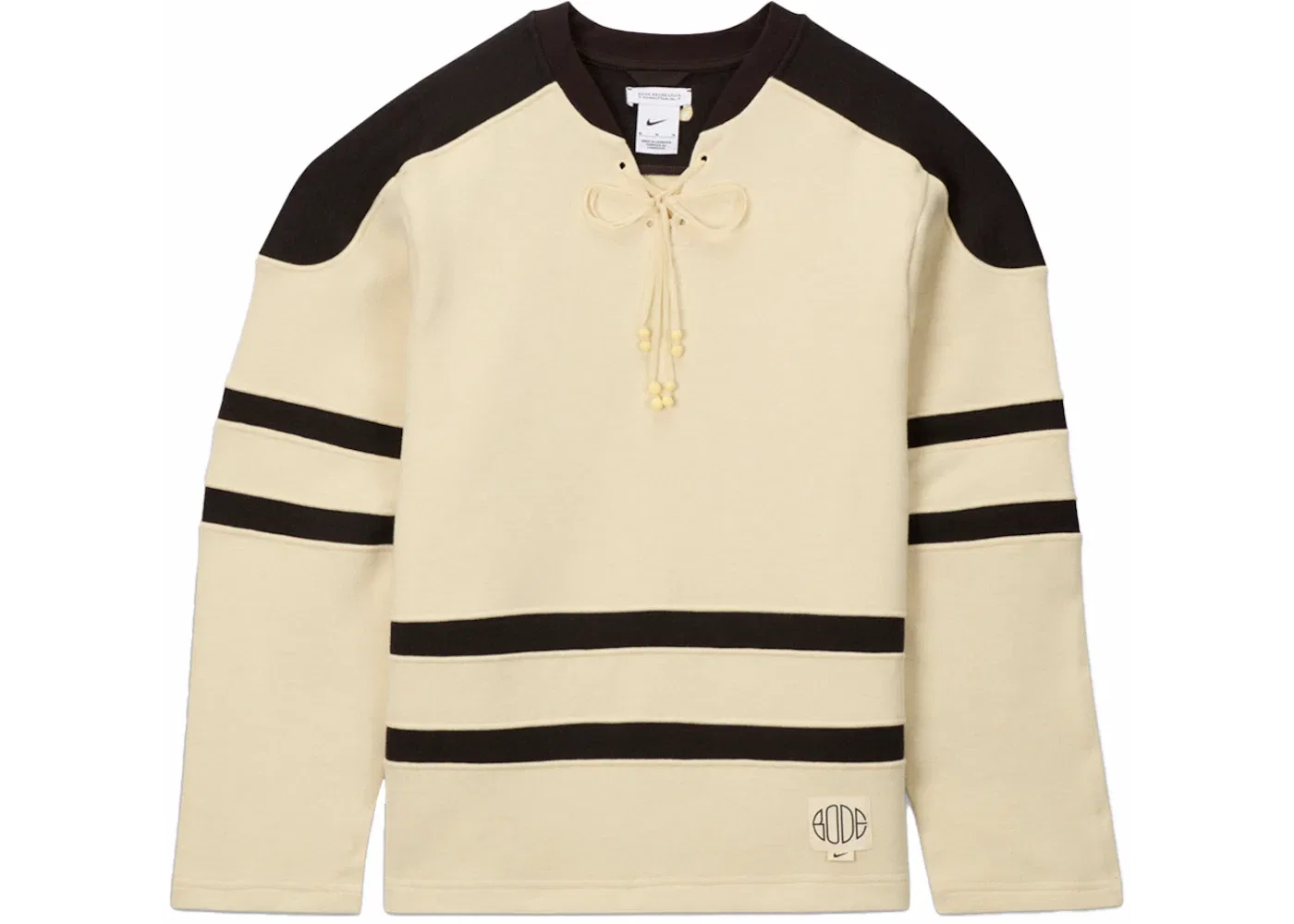 Женский свитер с фактурной вязкой Knit Nike, Cream Brown