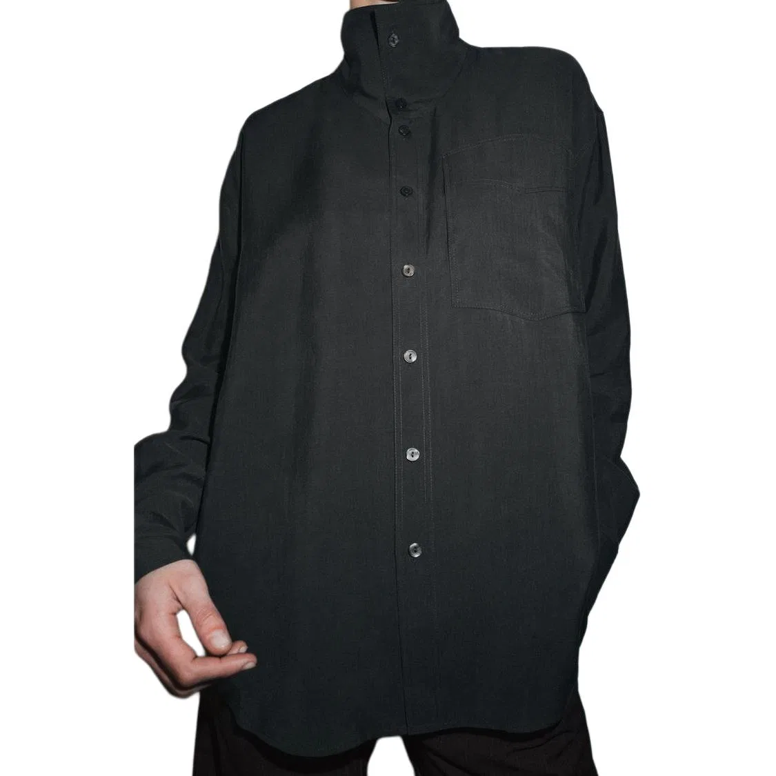 Женская водолазка с длинным рукавом Coal Gray ZARA — фото 4