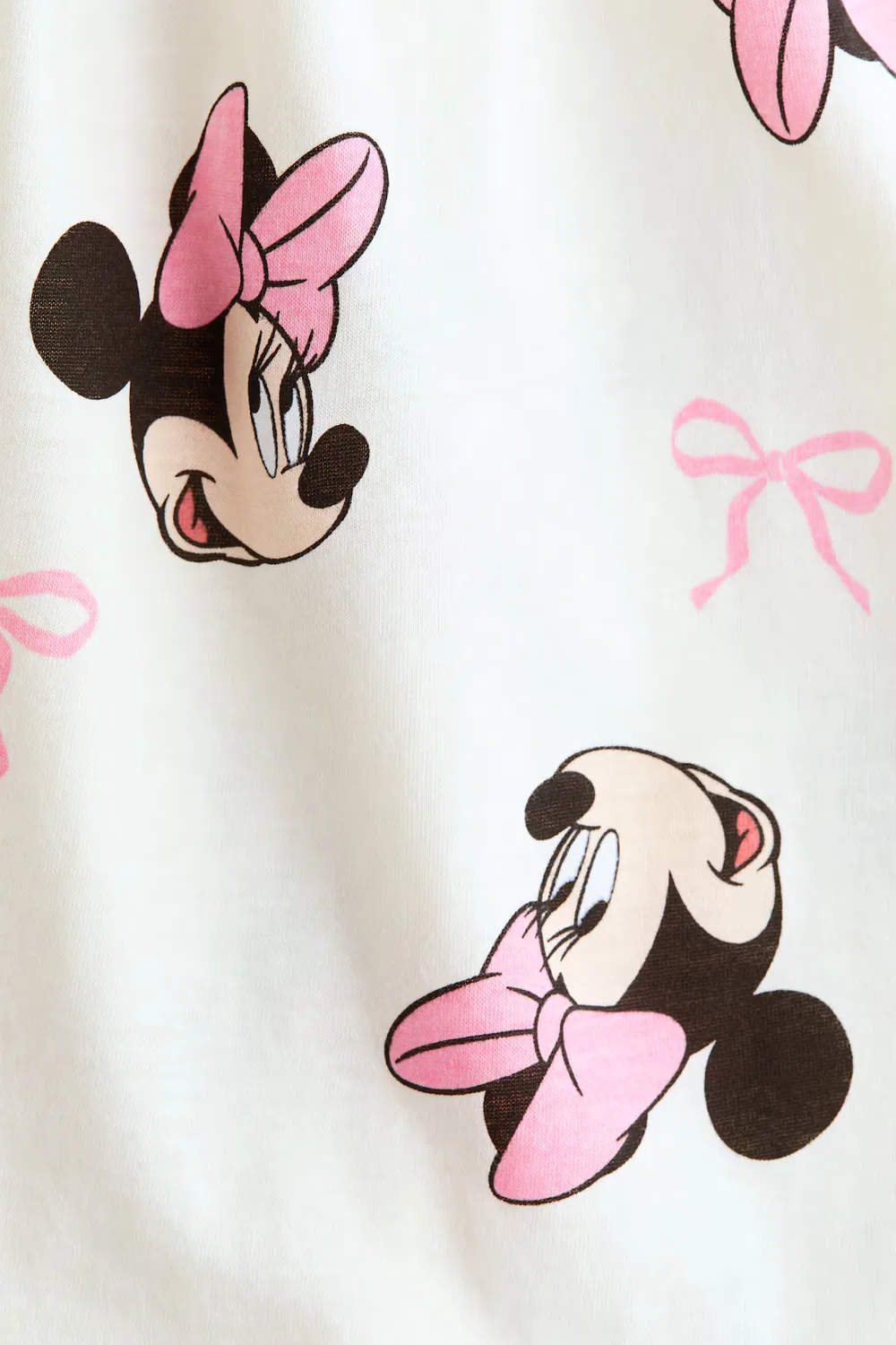 Платье из хлопка с принтом H&M, Weiß/Minnie Maus — фото 2