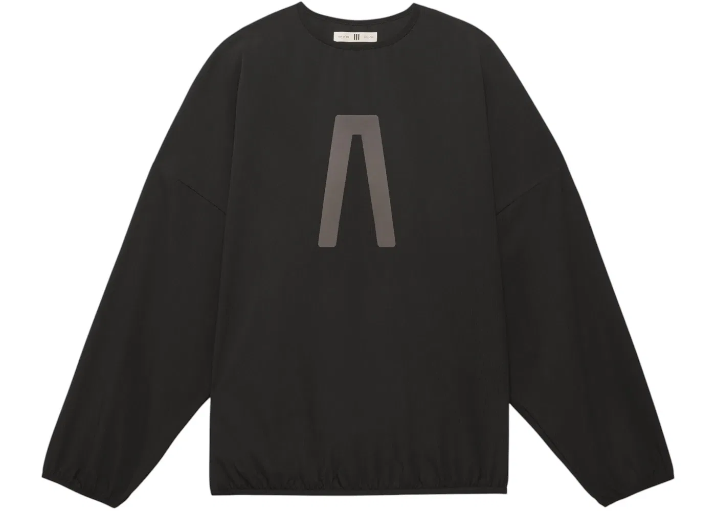 Мужской свитшот с длинным рукавом Fear Of God Athletics Meltaway Crewneck Adidas, Black
