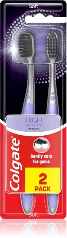 

Мягкая зубная щетка Colgate High Density Charcoal