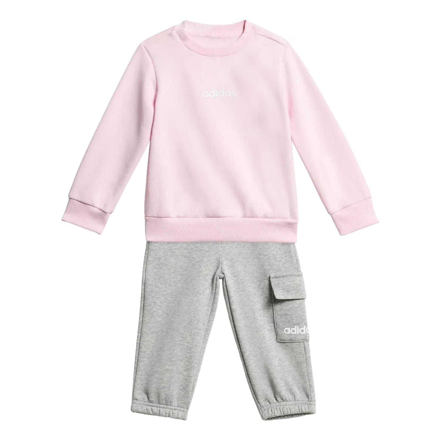 Детский спортивный костюм с длинным рукавом Adidas, розовый