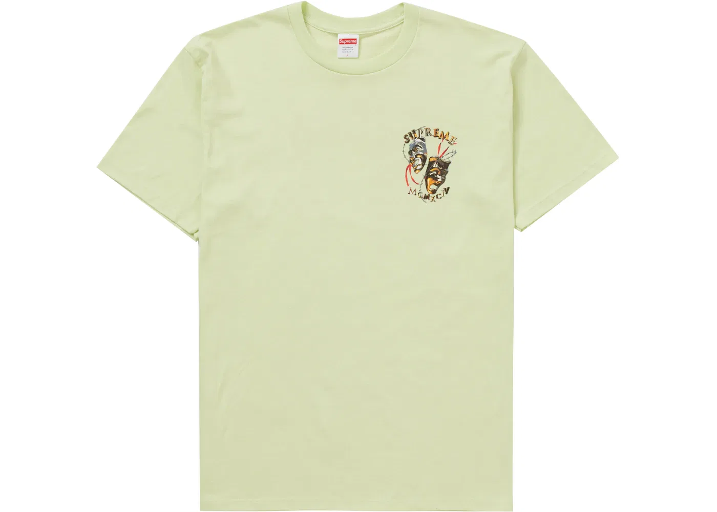 Мужская футболка с принтом Laugh Now Tee Supreme, Pale Mint