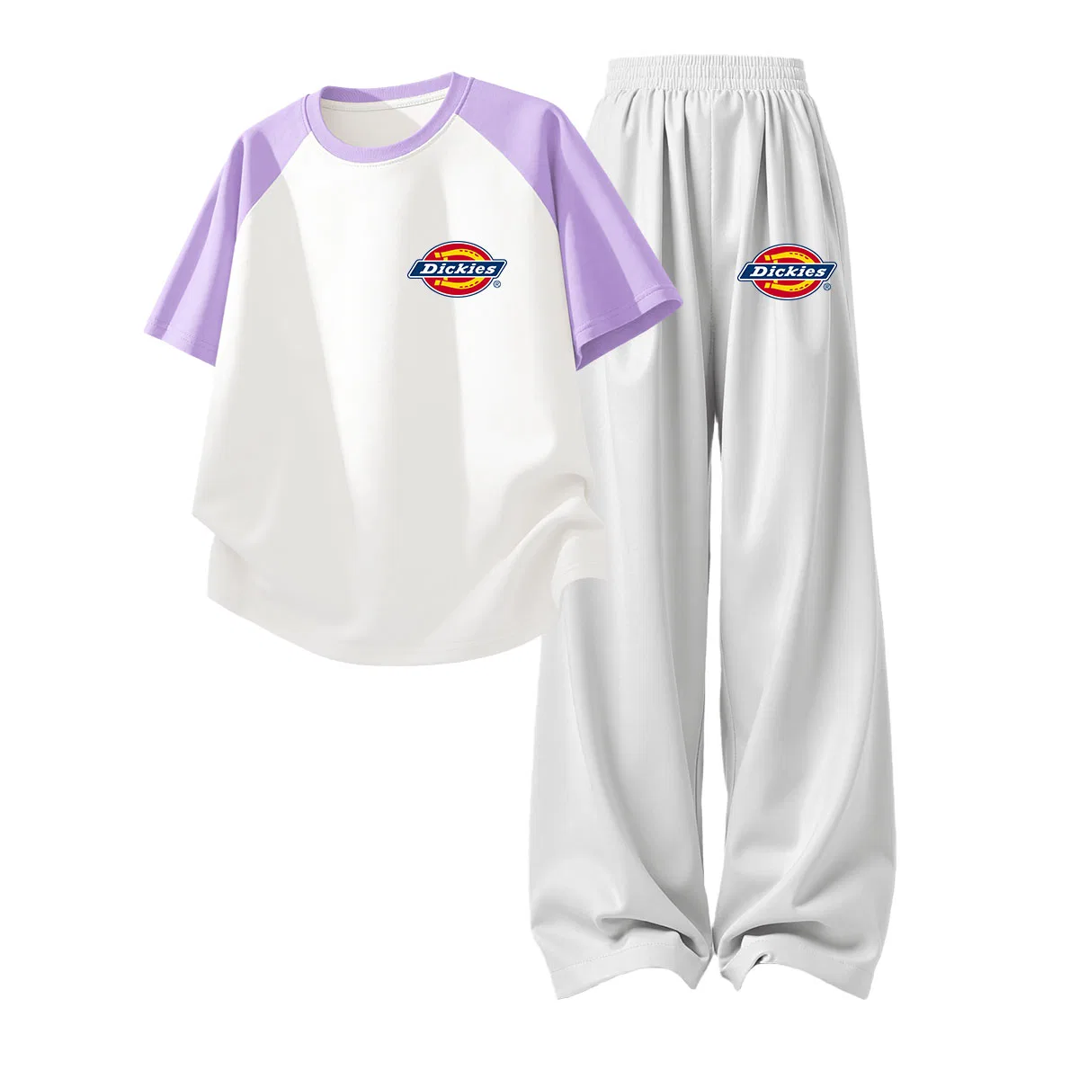 Детский спортивный комплект с логотипом S Logo K Purple White+S Logo K Breeze Blue, Dickies, Purple White/Breeze Blue — фото 4