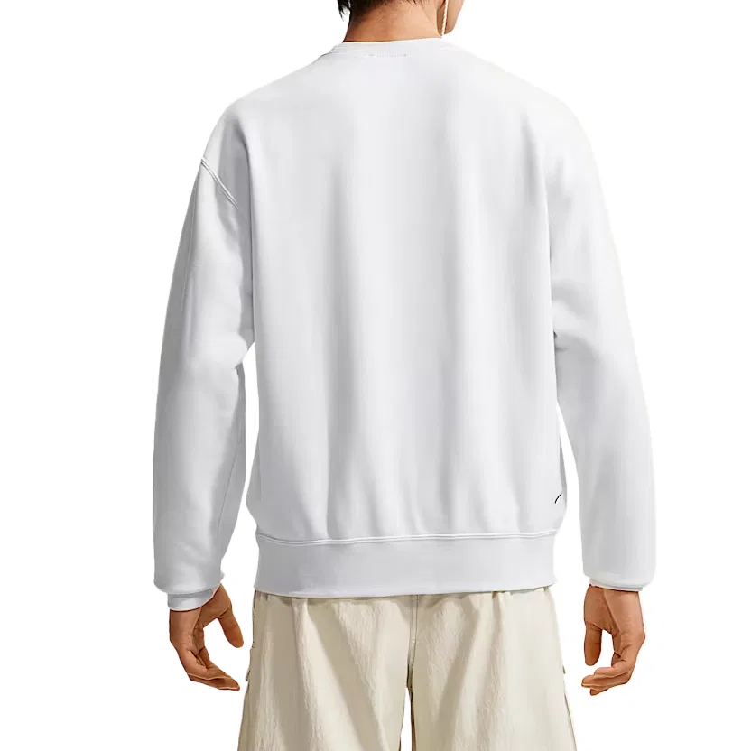 Мужской свитшот свободного кроя Peak White/Black Nike, Peak White/Black — фото 3
