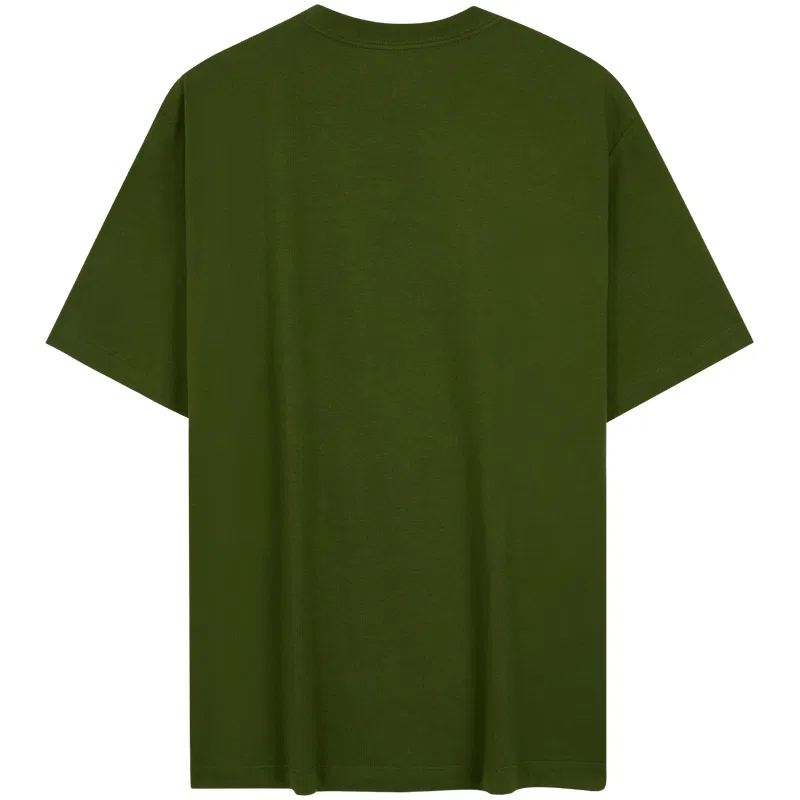 Футболка унисекс с круглым вырезом Calvin Klein, 2E6-Olive Green — фото 4
