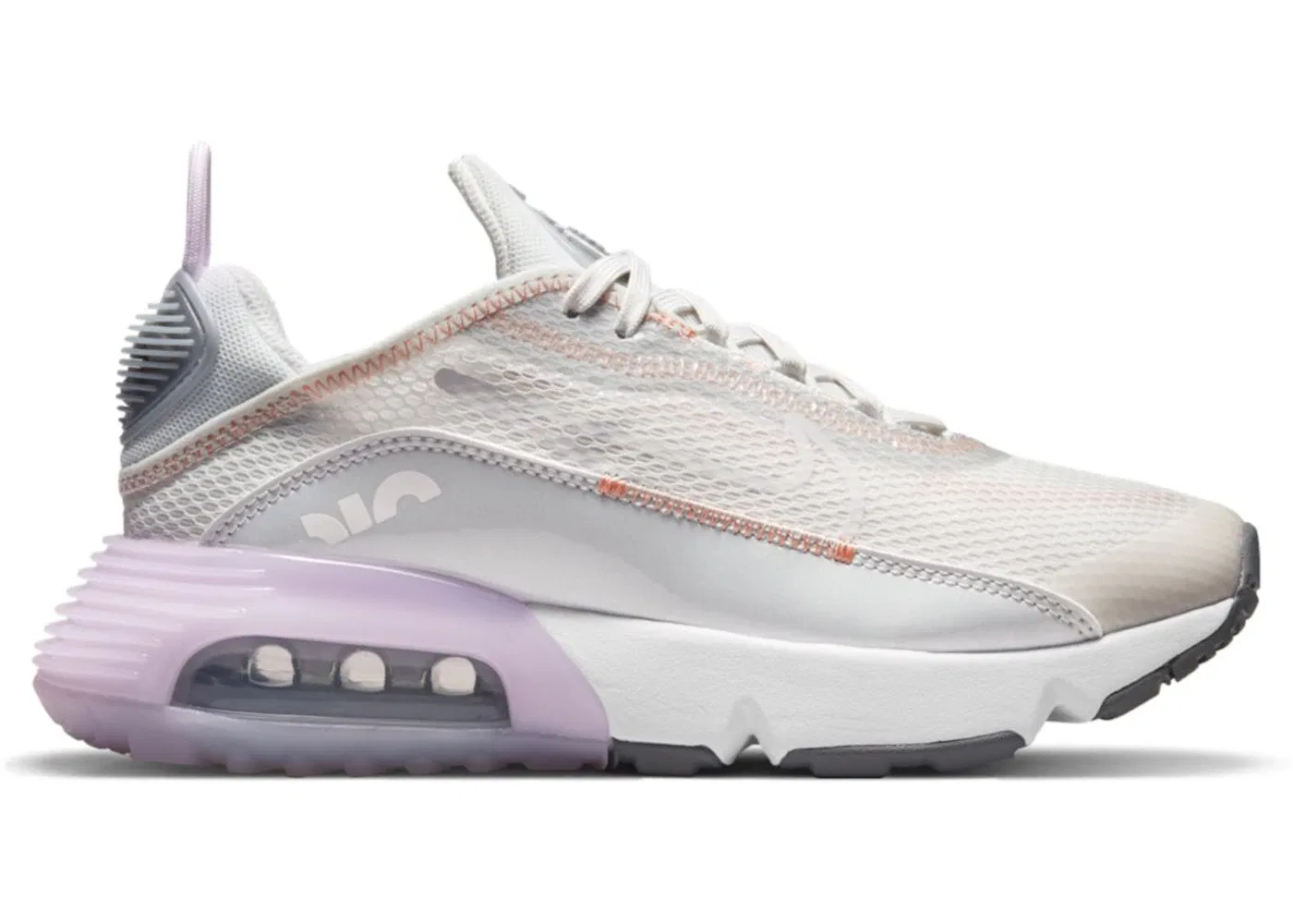 Детские кроссовки Lifestyle Nike Air Max 2090, Platinum Tint/Metallic Platinum/Crimson Bliss/Light Violet