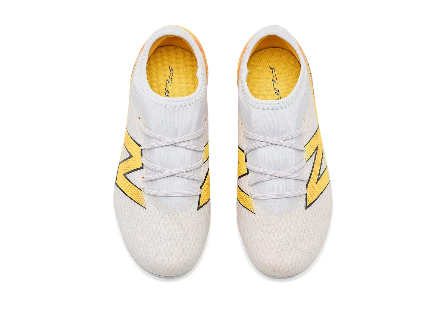 Бутсы Furon Team Junior Fg V9 (для маленьких и больших детей) New Balance Kids, Fresh Air/Satsuma Orange — фото 3