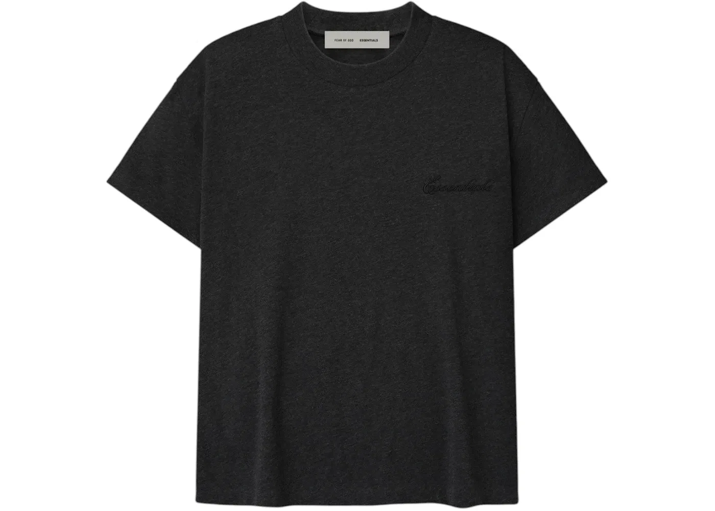 Женская футболка с вышивкой Tee Fear of God, Vintage Black