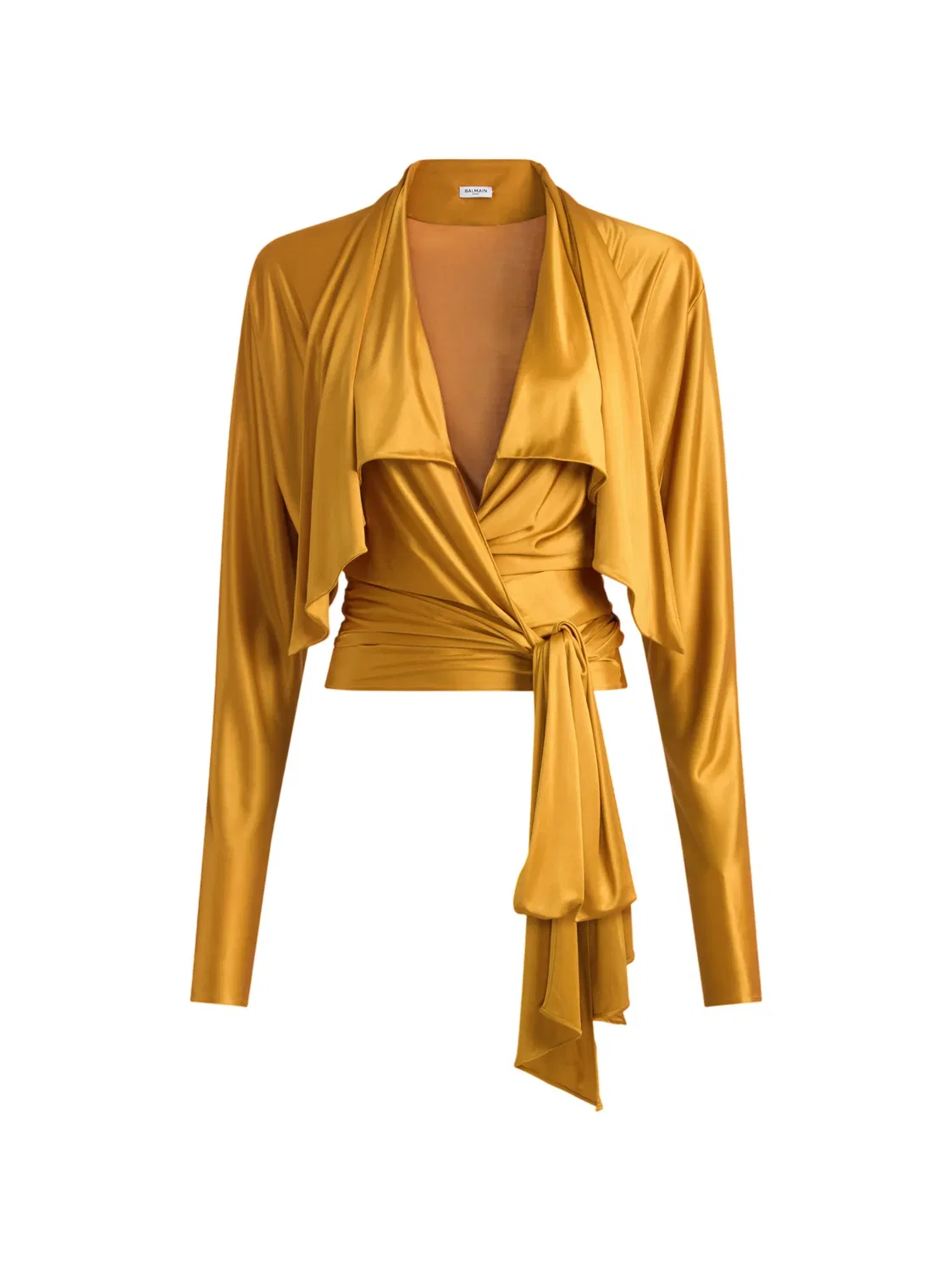Блузка желтого цвета Balmain, желтый