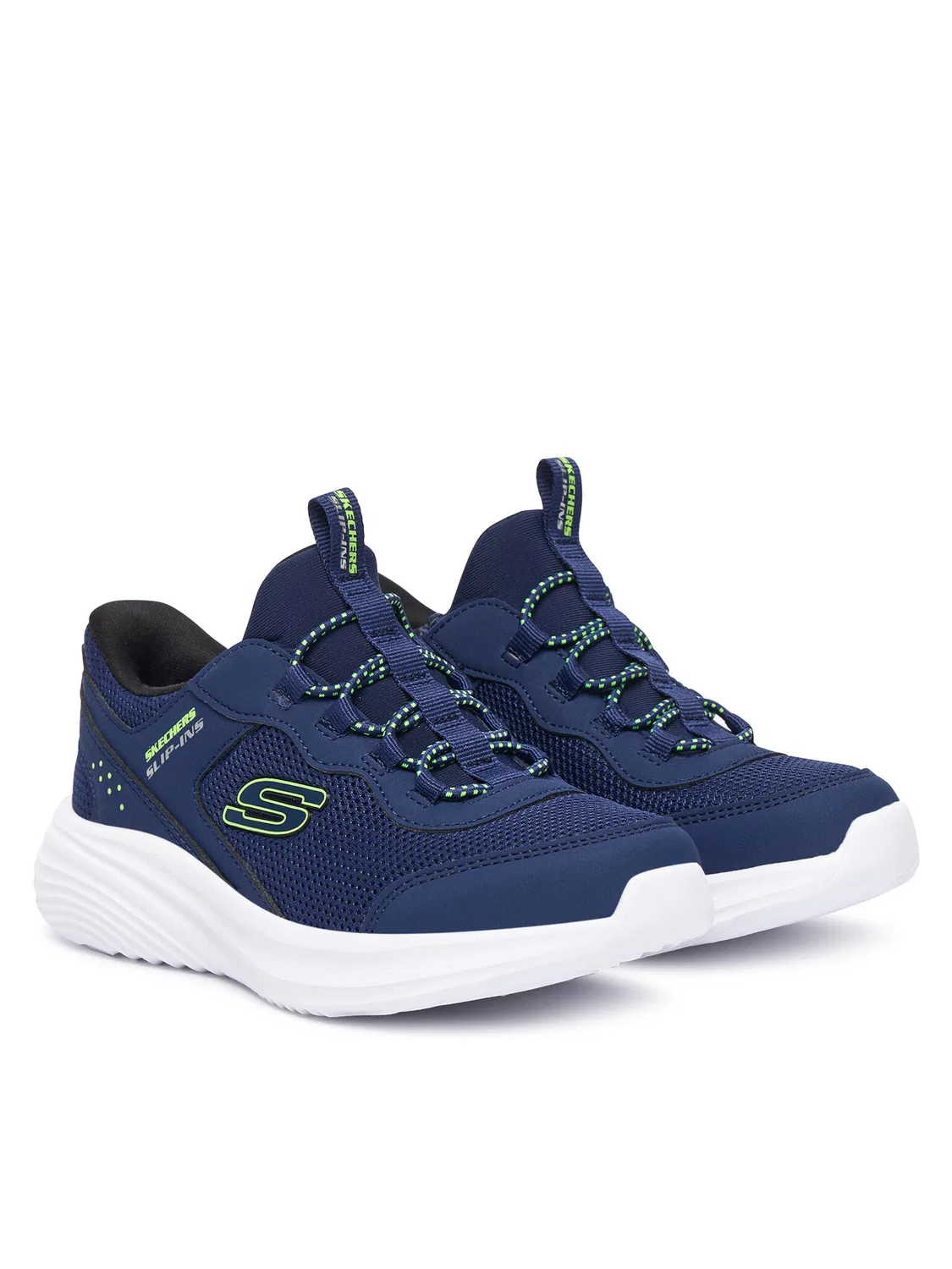 Кроссовки для мальчика Bounder Pro Slip-Ins Skechers, темно-синий — фото 2