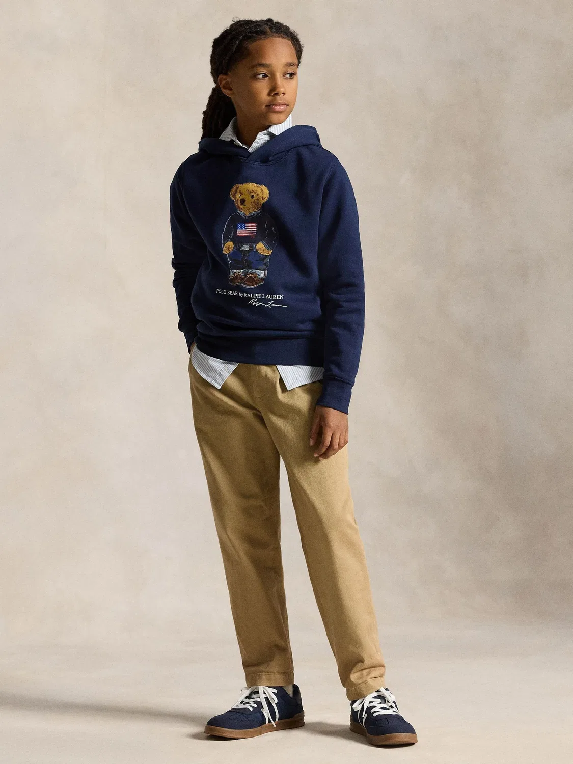 Худи с принтом Polo Bear Polo Ralph Lauren, синий — фото 2