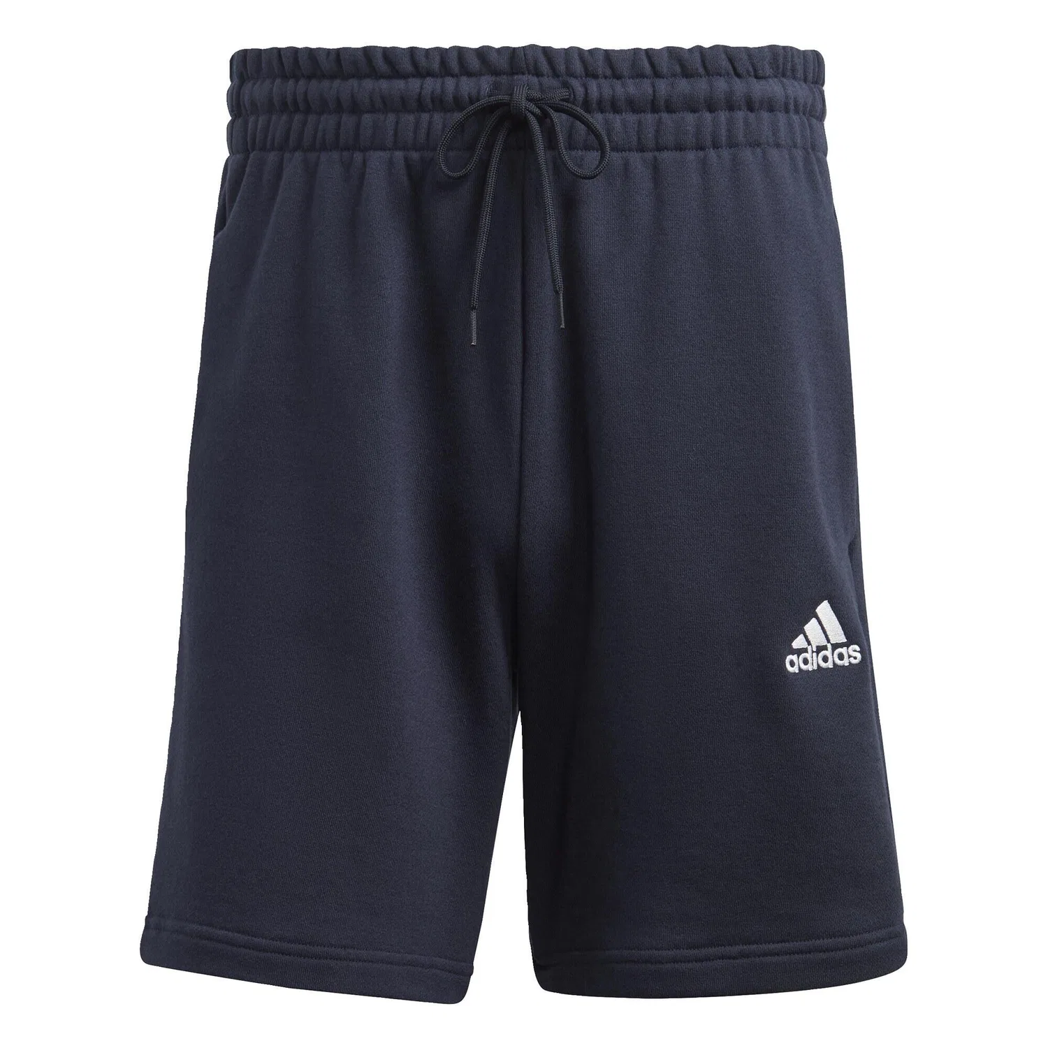 Мужские шорты с эластичным поясом Essentials French Terry 3-Streifen Adidas, Schwarz — фото 2
