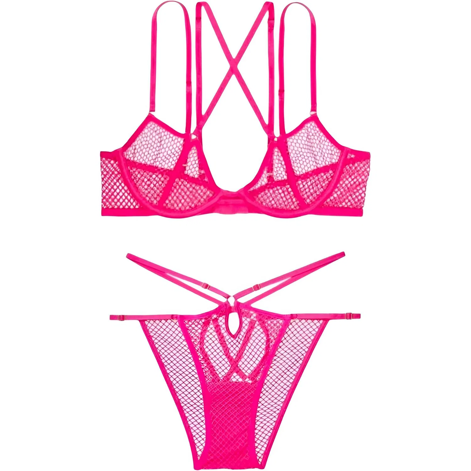 Женский комплект нижнего белья Clothing Sets Barbie Pink Victoria's Secret