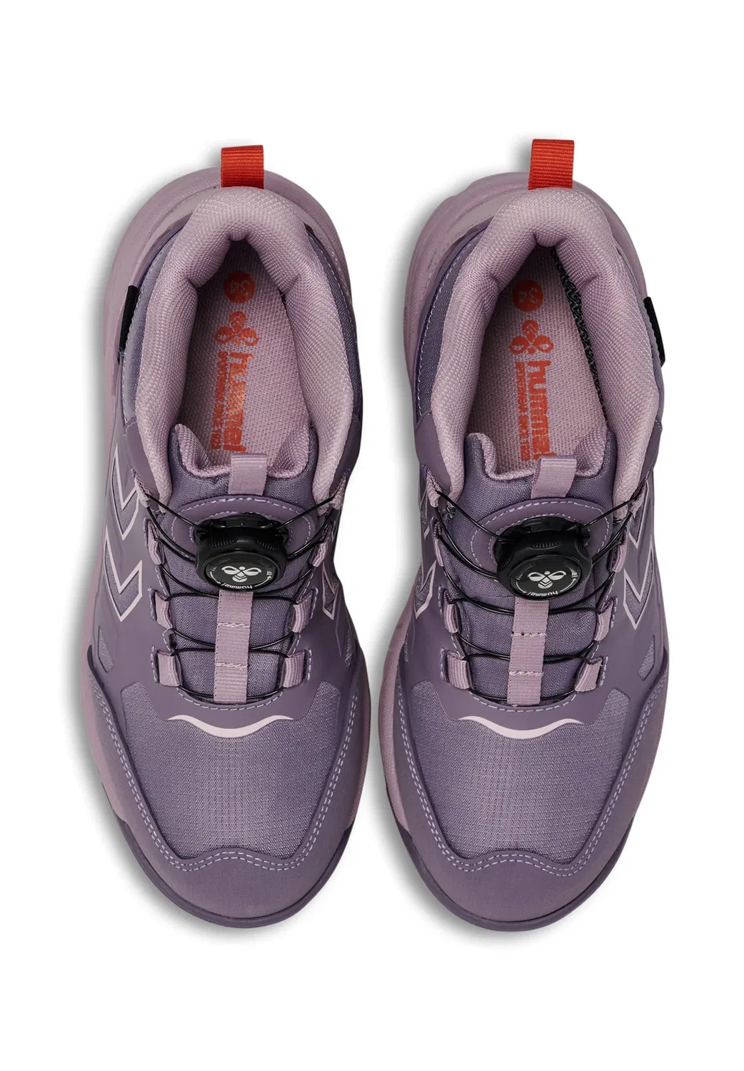 Ботинки Cliff Easy Tex Boot Jr унисекс на шнуровке Hummel, Gray Ridge — фото 3
