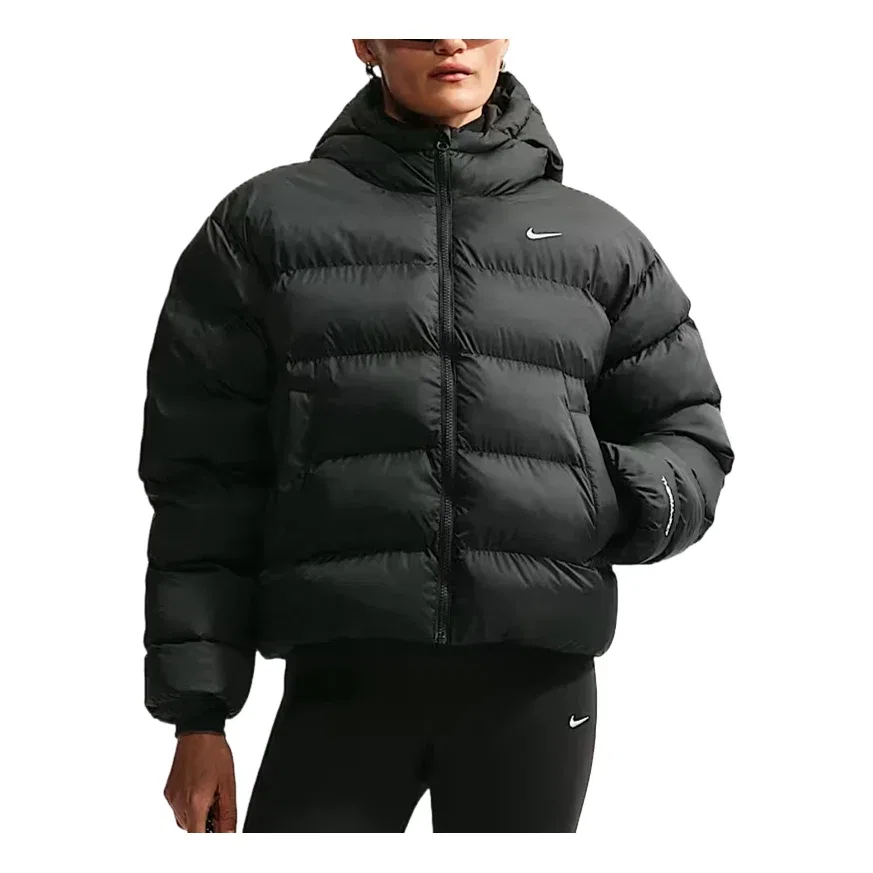 Женская куртка Sportswear Therma-FIT Jacket 'Black Sail' Nike, Black/Sail