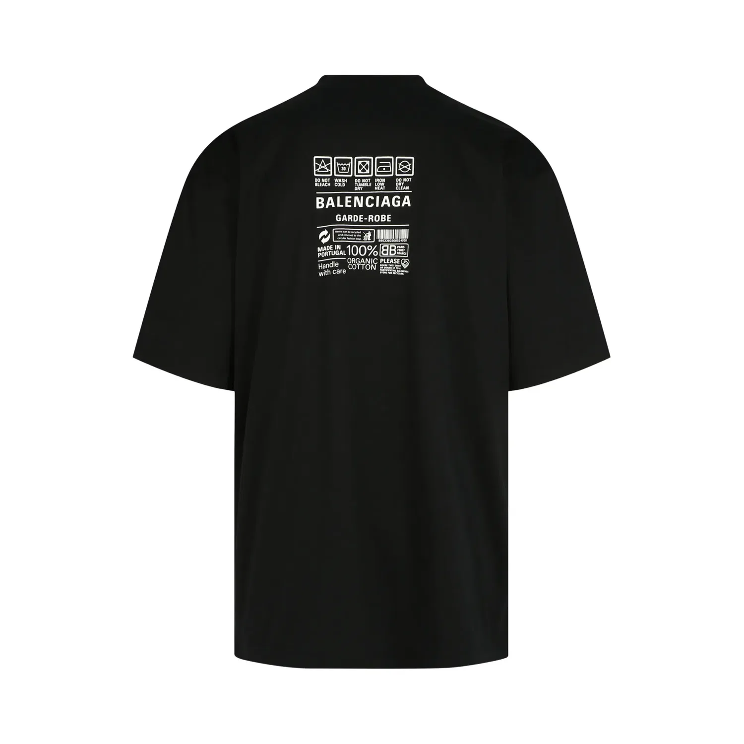 Футболка Balenciaga Care Label, черный — фото 2