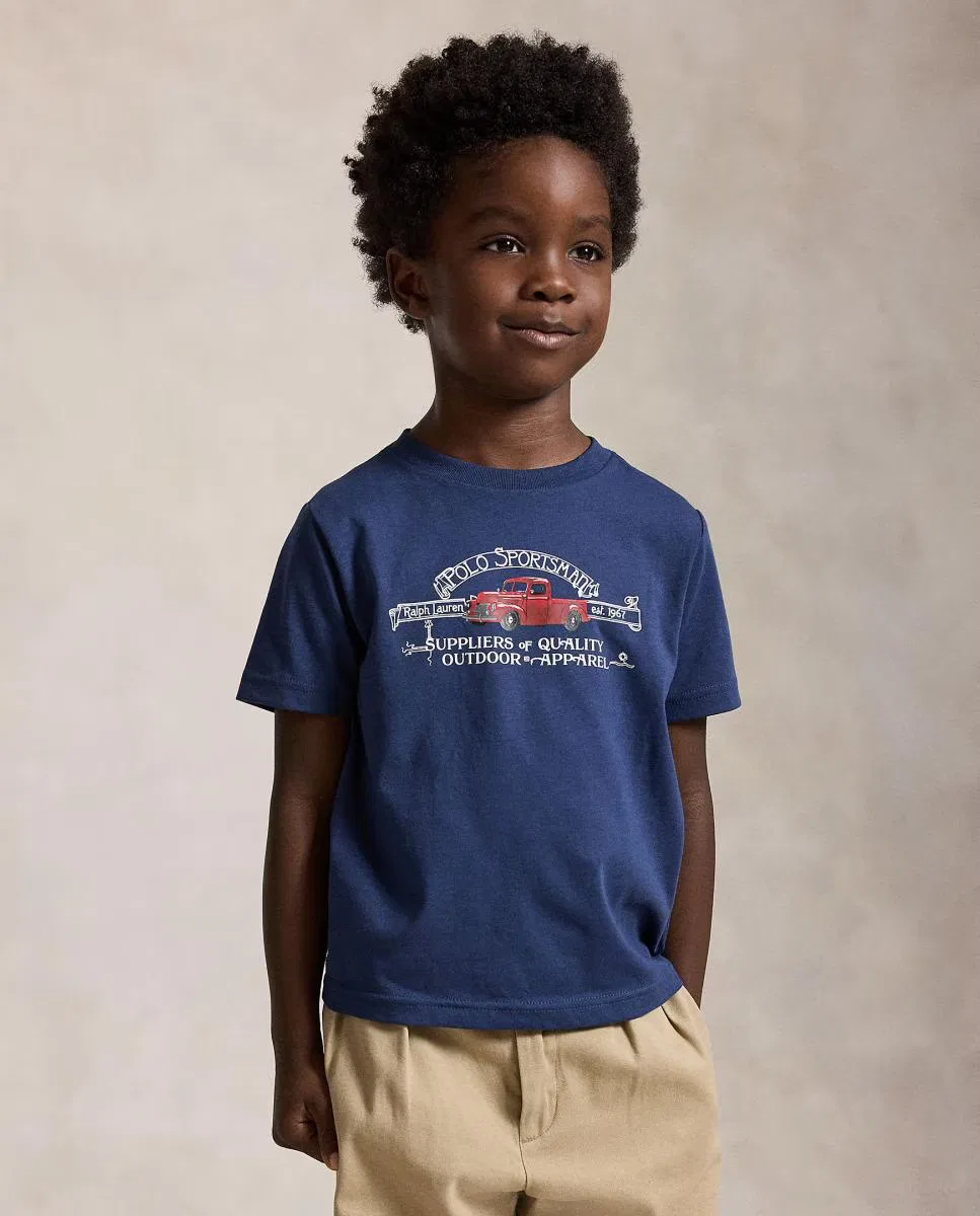 Футболка из хлопка, Unisex, Polo Ralph Lauren, темно-синий — фото 2