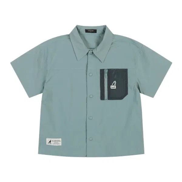 Футболка с карманом, RB 0201, Kangol Kids, мятный