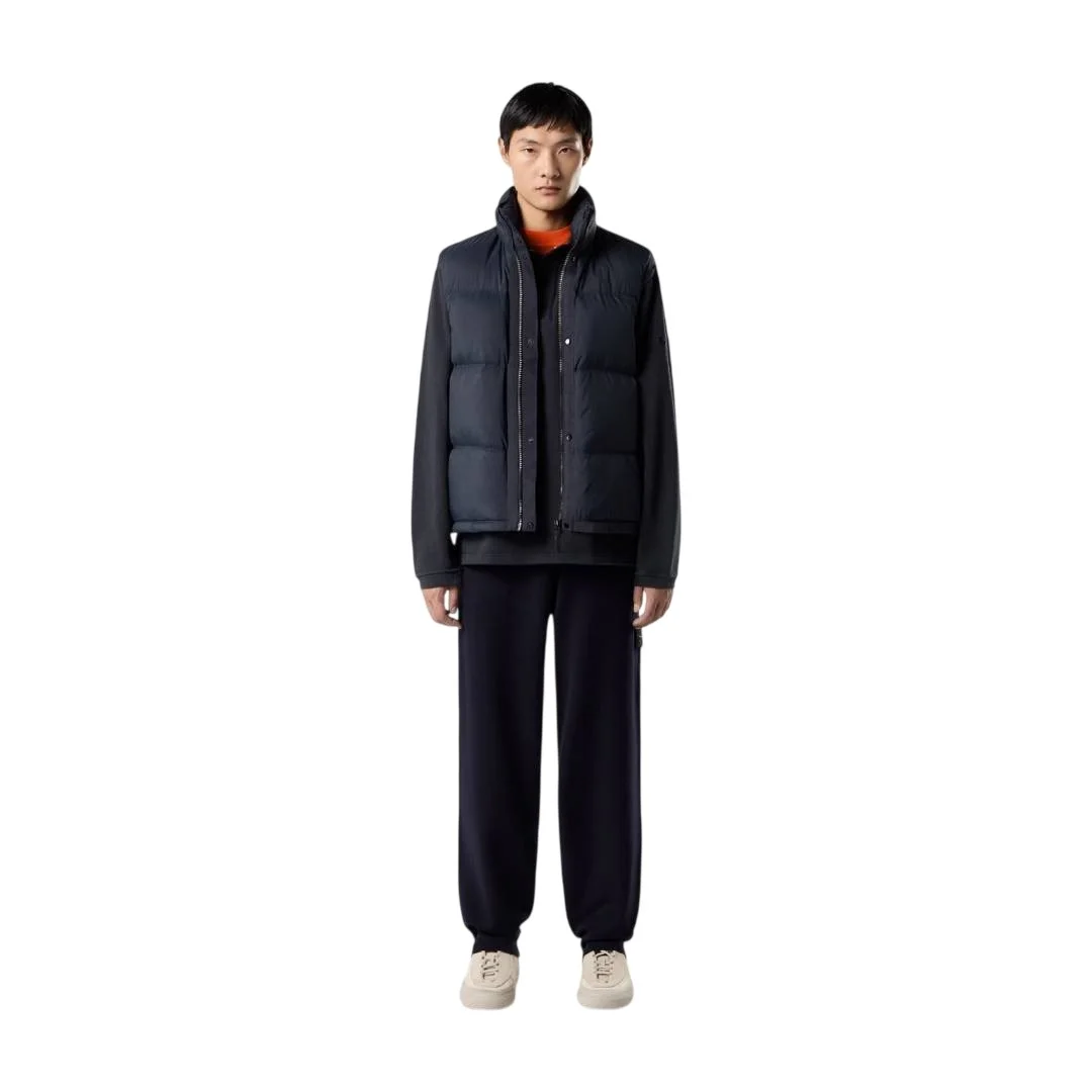 Мужские вязаные брюки Stone Island Regular-fit With Elastic Drawstring Waist, темно-синий